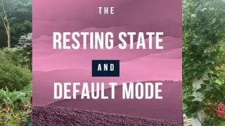 Resting State and Default Mode [upl. by Lilithe]