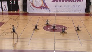 2022 SAMOBORfest Twirling Team Lower level NOVA GORICA Slovenia 2nd place [upl. by Atnomed17]