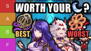 FARM THESE ARTIFACT DOMAINS ★Best Genshin Impact Artifacts Tier List★ [upl. by Ruhtracm]