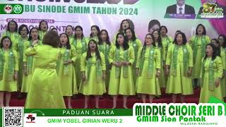 HAPSA WKI SINODE GMIM 2024 CHOIR WKI JEMAAT YOBEL GIRIAN WERU DUA [upl. by Itsa]