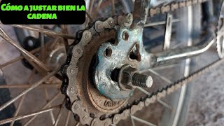 ⚫ Cómo PONER la Rueda Trasera de una BICICLETA [upl. by Orvil]