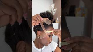 This is a beautiful wig hairstyle wiginstall hairtutorial shorts [upl. by Jodoin]