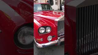 Drive By Rolls Royce in Red and Parked automobile RollsRoyce Mayfair batterseapowerstation [upl. by Kalil]