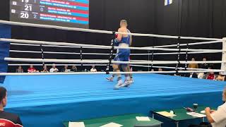 Maher Khatib Hornslet Bokseklub vs Darren O’Connor Olympic Boxing Club Galway [upl. by Gillian]