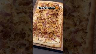 Homemade flammkuchen 😍 flammkuchen foodie food homemade favorite shorts [upl. by Eniale]