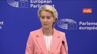 Von der Leyen quotNomina Fitto riflette importanza Italia e ruolo Ecr al Parlamento europeoquot [upl. by Borer]