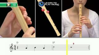 Ex019 How to Play Recorder for Kids  Recorder Lessons for Kids Book 1 [upl. by Stets]