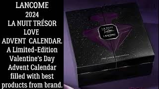 Spoiler Alert LANCOME 2024 Treasure Night Valentine’s Day Advent Calendar FullReveal [upl. by Chet216]