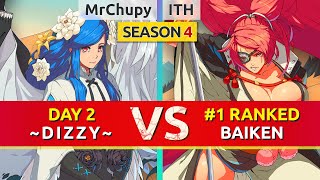 GGST ▰ MrChupy Day 2 Dizzy vs ITH 1 Ranked Baiken Guilty Gear Strive Gameplay [upl. by Kristi]