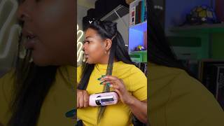 How to use a Split End Trimmer or Black Natural Straight Hair splitendtrimmer naturalhair hair [upl. by Letnohs]