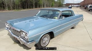 1964 Chevrolet Impala Hardtop Sport Coupe Start Up Exhaust and In Depth Review [upl. by Oiramad]