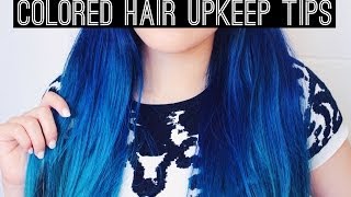 Colored Hair Upkeep Tips [upl. by Bullough317]