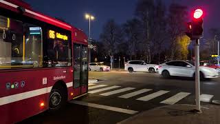 Volvo 8500LE B12BLE at Tyresö Centrum ft SvenskaTagklipp [upl. by Luba47]