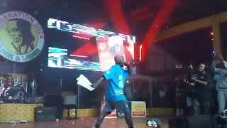 See How Portable Nigerian Musician Electrified The Stage With An Enthusiast Gaga Display [upl. by Onailil516]