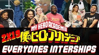 My Hero Academia  2x19 Everyones Internships  Group Reaction [upl. by Camilia]