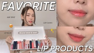 BEST LIP PRODUCTS 2023  Favorite Daily Lip Color ✨ [upl. by Haimarej]