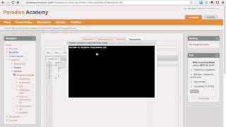Demo of Virtual Programming lab with Paradiso LMS System Teach kids how to program [upl. by Inot]