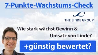 Linde Aktienanalyse 2022 Wie stark wächst GewinnUmsatz günstig bewertet [upl. by Sitra]