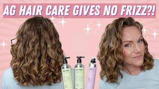 How to Wash amp Style Wavy Curly Hair ft AG Hair Care [upl. by Joane]