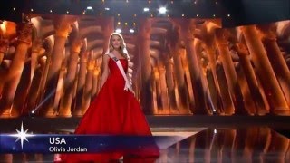 Miss Universe 2015 Preliminary Competition USA  OLIVIA JORDAN [upl. by Brianna]