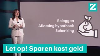 Betalen om te mogen sparen vanaf 1 juli geldt een negatieve rente [upl. by Nnalatsyrc]