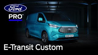 ETransit Custom  Nog betere prestaties  Ford Belgium [upl. by Schnabel426]