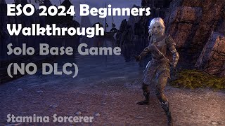 Elder Scrolls Online Permadeath PT1 2024 New Game Walkthrough L116 Base Game Main Quest 4K60P [upl. by Connell]