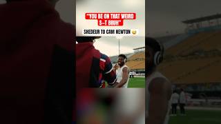 Shedeur Sanders amp Cam Newton pregame before ColoradoUCF 😬 via MoreCamNewton [upl. by Neetsirhc]