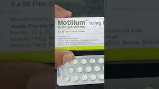 Motilium 10mg Tablet Use in UrduMotilium Syrup UseDomperidone 10mgMotilium Tablet 10mgMotilium V [upl. by Ecnarrot]