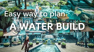 Genshin原神 Serenitea Pot Tutorial  Easy way to plan a Water Build [upl. by Rattray162]