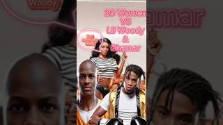 20 Women vs Shamar and Lil Woody  Woody questions Shamar about jail Gets Heated 20v1 lilwoody [upl. by Eimme999]