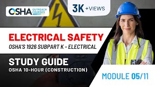 OSHA 10 Electrical Safety Training  Module 5  OSHA 10 Construction Study Guide  OSHA Fatal Four [upl. by Oby]