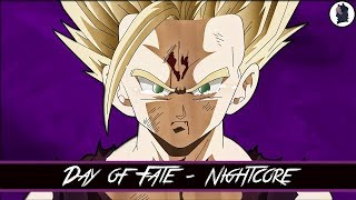 Day of Fate  Nightcore  Lyrics [upl. by Airun]