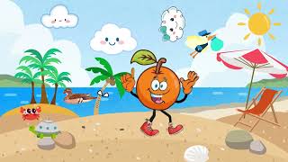 Dancing Orange – Fun Song for Kids  Fruits Dance shorts fruits dance [upl. by Violeta843]