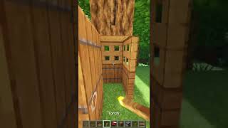 Minecraft Smallest Tree House 🏠😱 shorts minecraft viralvideo ytshort [upl. by Yrellam818]