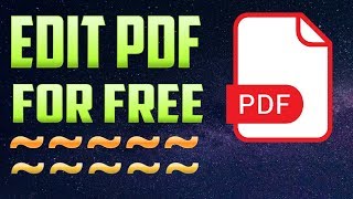 How To Edit PDF Files For Free  Offline [upl. by Calista]