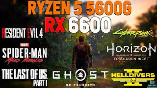 RX 6600  Ryzen 5 5600G  Test in 18 AAA Games 2024 [upl. by Costanza]