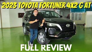 2023 TOYOTA FORTUNER 4X2 G AT  FULL REVIEW  SWAK SA BUDGET AT SOLID NA SUV  Louie Castro TV [upl. by Dardani303]