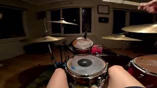 Halogenix amp Strategy  PFTD POV Drum Cover by Chris Jung [upl. by Etnohs]