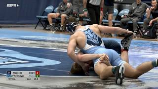 197lbs Jack Wehmeyer Columbia vs Logan Deacetis Bucknell [upl. by Bertram314]