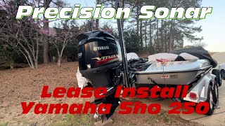 Precision Sonar Leash Yamaha 250 Sho Vmax Install [upl. by Narret178]