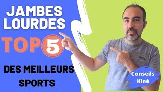 JAMBES LOURDES  TOP 5 des meilleurs sports contre l’insuffisance veineuse [upl. by Liana]