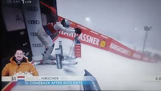 Marcel Hirscher Slalom Levi 2024 [upl. by Anerec]