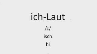 The easiest way to pronounce the ichLaut in German [upl. by Norty36]