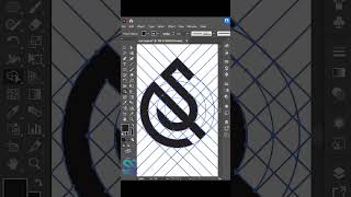 How to make monogram logo in illustrator illustrator graphicdesign logo monogram logodesign [upl. by Enovad3]