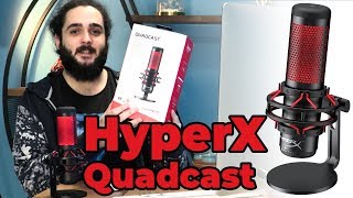 HyperX Quadcast Mikrofon İnceleme Yayıncılar için Tasarlanmış [upl. by Rihat]