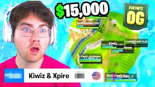 I Competed For 15000 In OG Fortnite Season 7 Tournament [upl. by Daveen367]