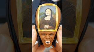 Mona Lisa KSI😂 clay art ksi meme art [upl. by Yllac4]