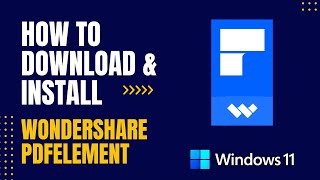 How to Download and Install Wondershare PDFelement For Windows [upl. by Magnien243]