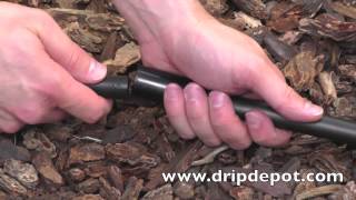 How to Use a Compression Coupler in a Drip Irrigation System [upl. by Bradeord912]